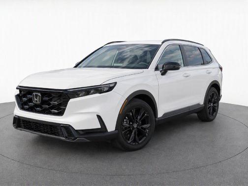 Platinum White Pearl 2023 Honda CR-V Hybrid Sport Touring AWD