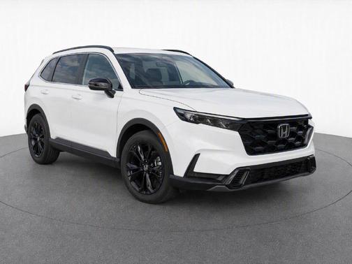 Platinum White Pearl 2023 Honda CR-V Hybrid Sport Touring AWD