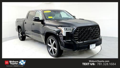 Midnight Black Metallic 2023 Toyota Tundra Hybrid Capstone