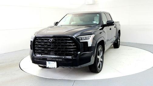 Midnight Black Metallic 2023 Toyota Tundra Hybrid Capstone