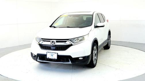 White Diamond Pearl 2017 Honda CR-V EX-L