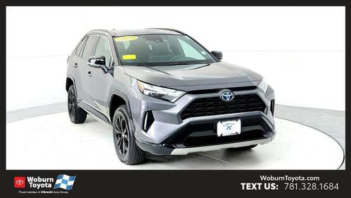 Magnetic Gray Metallic/Midnight Black Metallic 2024 Toyota RAV4 Hybrid SE