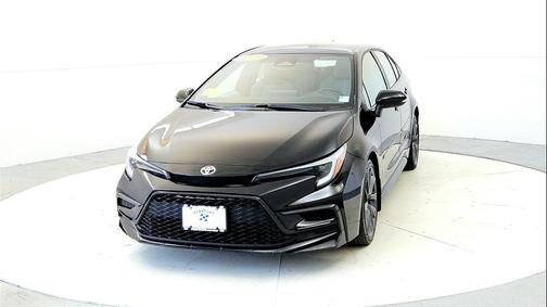 Midnight Black Metallic 2025 Toyota Corolla SE