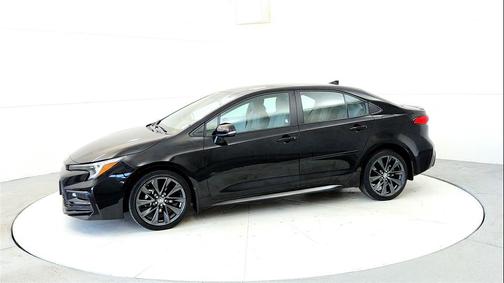 Midnight Black Metallic 2025 Toyota Corolla SE