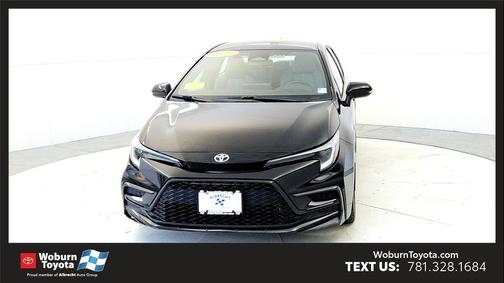 Midnight Black Metallic 2025 Toyota Corolla SE