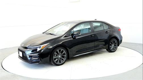 Midnight Black Metallic 2025 Toyota Corolla SE