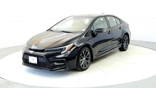 Midnight Black Metallic 2025 Toyota Corolla SE