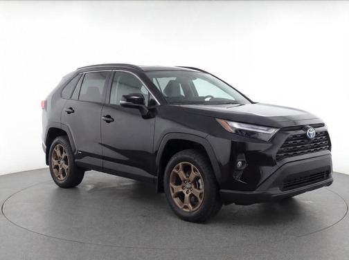 Midnight Black Metallic 2023 Toyota RAV4 Hybrid Woodland Edition