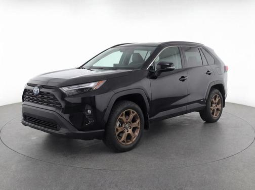Midnight Black Metallic 2023 Toyota RAV4 Hybrid Woodland Edition
