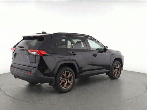 Midnight Black Metallic 2023 Toyota RAV4 Hybrid Woodland Edition