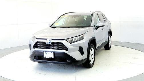 Silver Sky Metallic 2021 Toyota RAV4 Hybrid LE