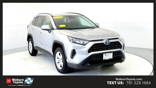 Silver Sky Metallic 2021 Toyota RAV4 Hybrid LE