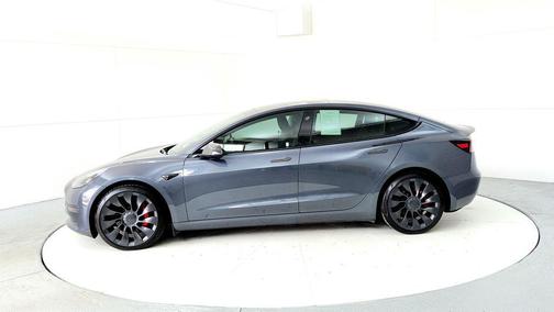 Midnight Silver Metallic 2023 Tesla Model 3 Performance