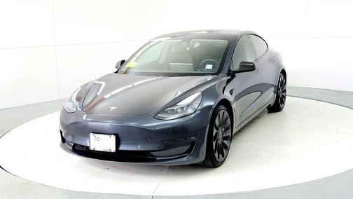 Midnight Silver Metallic 2023 Tesla Model 3 Performance