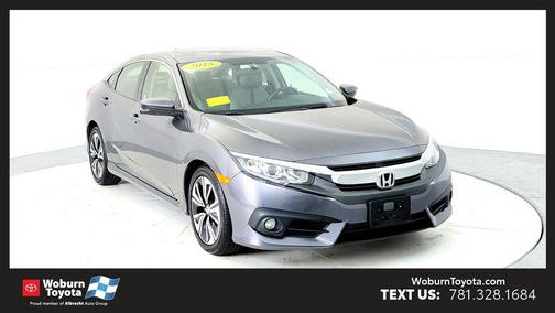 Modern Steel Metallic 2018 Honda Civic EX-T