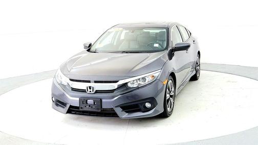 Modern Steel Metallic 2018 Honda Civic EX-T