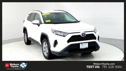 White 2022 Toyota RAV4 Hybrid LE