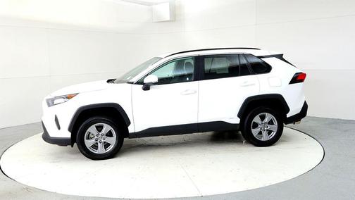 White 2022 Toyota RAV4 Hybrid LE