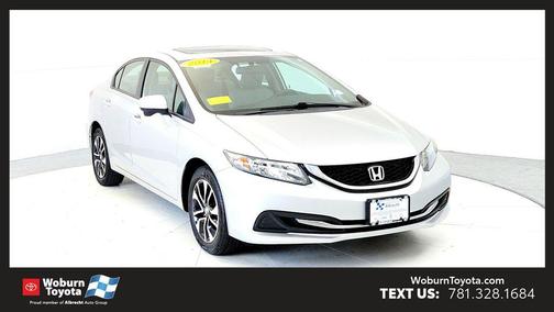 Alabaster Silver Metallic 2014 Honda Civic EX