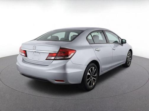 Alabaster Silver Metallic 2014 Honda Civic EX