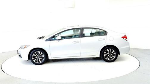 Alabaster Silver Metallic 2014 Honda Civic EX