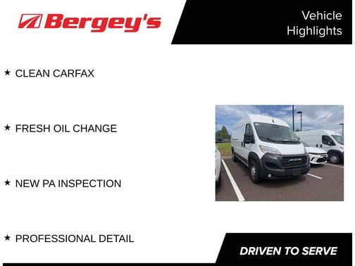Bright White Clearcoat 2025 RAM ProMaster 2500 Tradesman