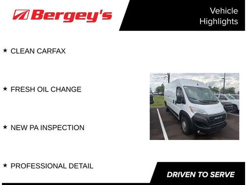 Bright White Clearcoat 2025 RAM ProMaster 3500 High Roof