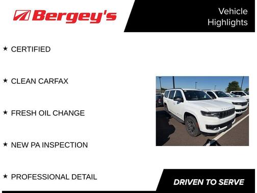 Bright White Clearcoat 2024 Jeep Wagoneer L Series II 4x4
