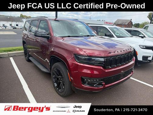 Velvet Red Pearlcoat 2024 Jeep Wagoneer Series II Carbide 4x4