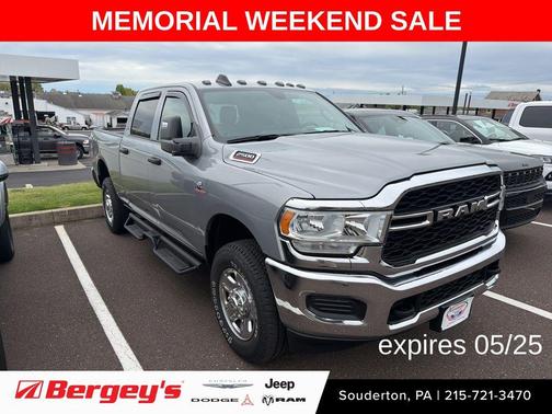 Billet Silver Metallic Clearcoat 2024 RAM 2500 Tradesman Crew Cab 4x4 6'4' Box