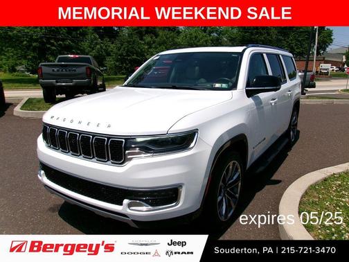 Bright White Clearcoat 2024 Jeep Wagoneer L Series II 4x4