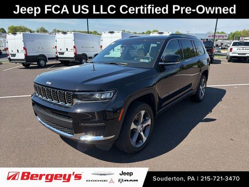 Diamond Black Crystal Pearlcoat 2024 Jeep Grand Cherokee L Limited