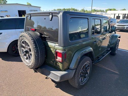 Sarge Green Clearcoat 2021 Jeep Wrangler Unlimited 80th Anniversary 4x4