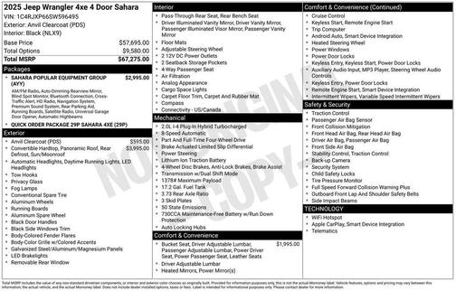 2025 Jeep Wrangler 4xe Sahara