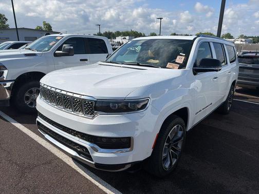 Bright White Clearcoat 2025 Jeep Grand Wagoneer L Series III 4x4