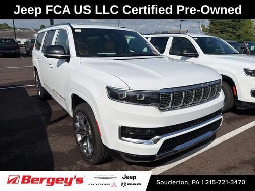 Bright White Clearcoat 2025 Jeep Grand Wagoneer L Series III 4x4