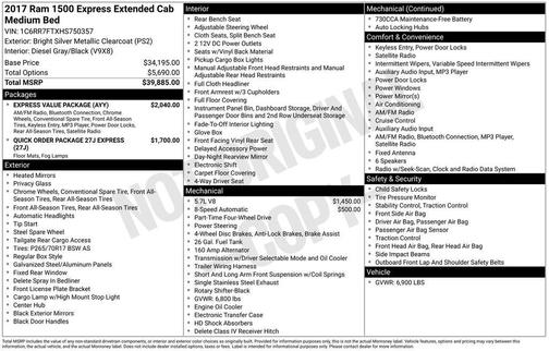 2017 RAM 1500 Express
