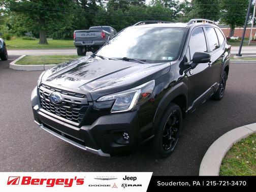 Crystal Black Silica 2023 Subaru Forester Wilderness