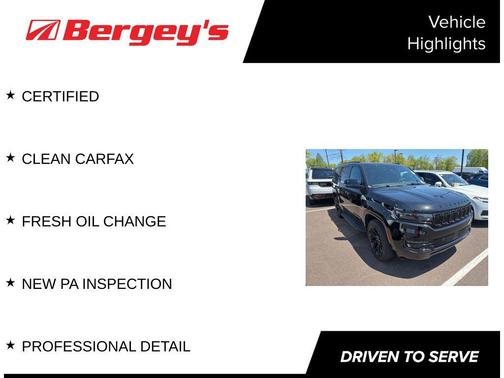 Diamond Black Crystal Pearlcoat 2025 Jeep Wagoneer Series II 4x4