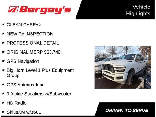 2025 RAM 2500 Big Horn Crew Cab 4x4 6'4' Box