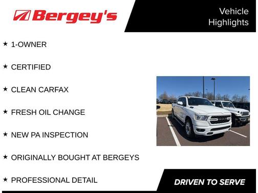 Bright White Clearcoat 2022 RAM 1500 Big Horn/Lone Star