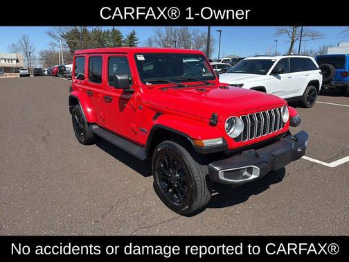 Firecracker Red Clearcoat 2025 Jeep Wrangler 4xe Sahara
