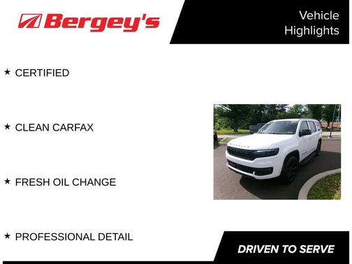 Bright White Clearcoat 2024 Jeep Wagoneer Series II Carbide 4x4