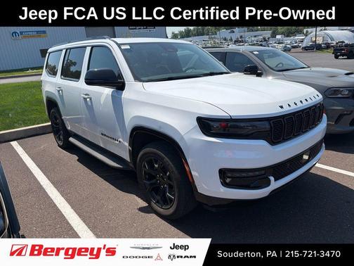 Bright White Clearcoat 2024 Jeep Wagoneer Series II Carbide 4x4