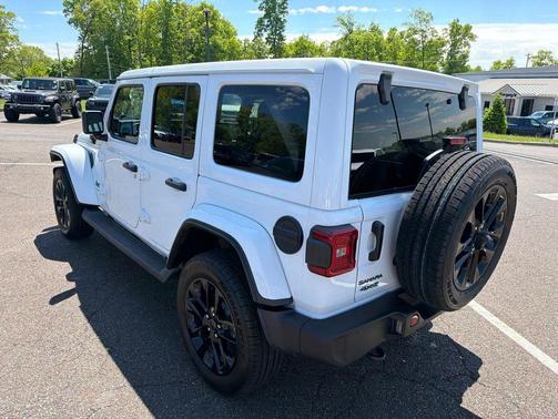 Bright White Clearcoat 2025 Jeep Wrangler 4xe Sahara