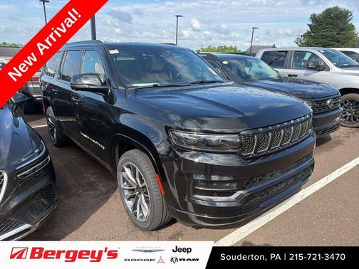 Diamond Black Crystal Pearlcoat 2025 Jeep Grand Wagoneer L Series III Obsidian 4x4