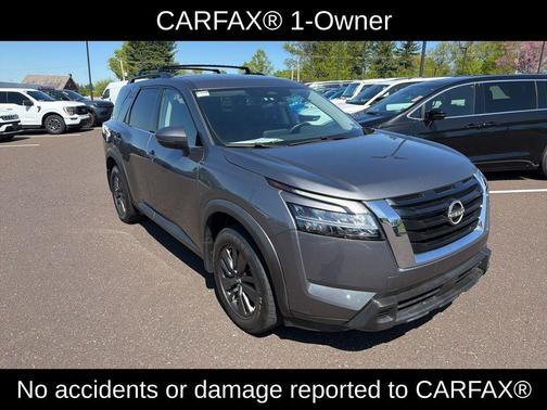 Gun Metallic 2022 Nissan Pathfinder SV 4WD