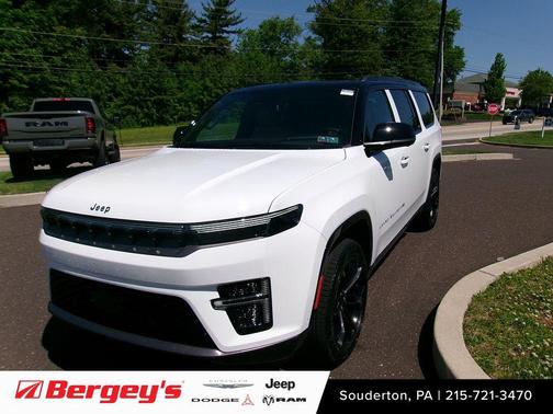Bright White Clearcoat 2026 Jeep Grand Wagoneer L Summit Reserve 4x4