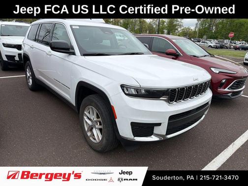 Bright White Clearcoat 2023 Jeep Grand Cherokee L Laredo