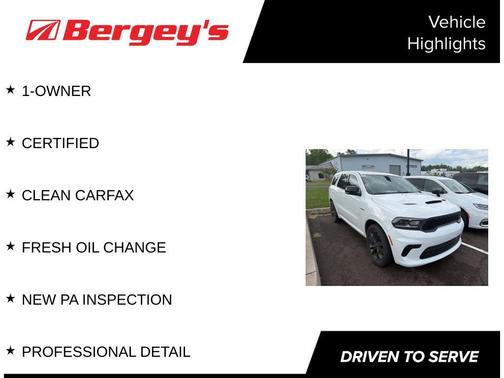 White Knuckle Clearcoat 2021 Dodge Durango R/T AWD